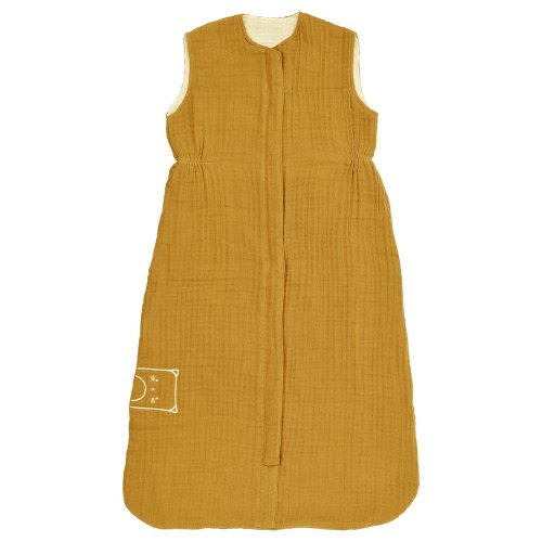 GULDVÄVARE Wearable blanket - dark yellow/beige 6-18 months