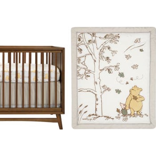 Disney Baby Storytime Pooh 3-Piece Nursery Crib Bedding Set