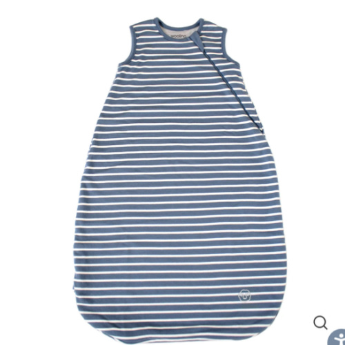 4 Season® Classic Baby Sleeping Bag, Merino Wool & Organic Cotton, Navy Blue