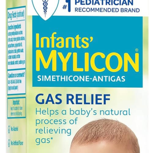 MYLICON Infants Gas Relief Drops for Infants and Babies, Dye Free Formula, 1 Fluid Ounce