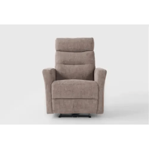 Mitchell Brown Fabric 34" Power Zero Gravity Recliner With USB