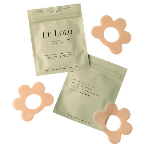 Nipple Shield Sticker for Breastfeeding | Reusable, No-Slip, Easy Latching for Nipple Shields | Breastfeeding Support for Latching Issues | Universal Fit