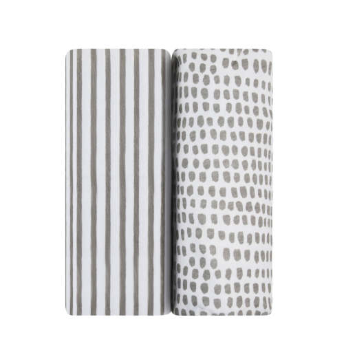 Taupe Waterproof Crib Sheet Set – Ely's & Co.