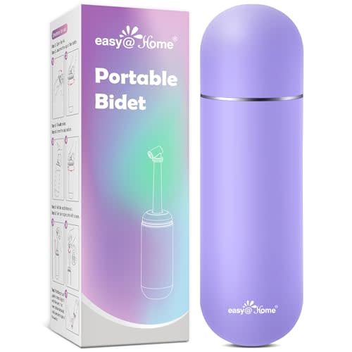 Easy@Home Portable Peri Bottle for Postpartum & Perineal Care: Handheld Bidet Perfect for Personal Hygiene Cleaning & Travel Friendly | 380ml Leakproof & Convenient Design | BPA-Free | EPB-01 Purple