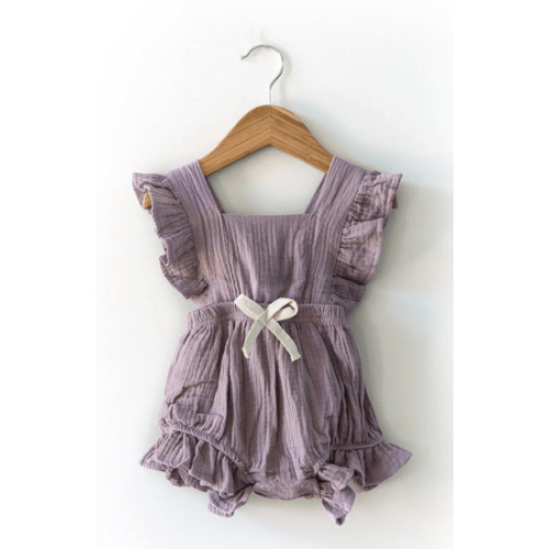 Sofia Romper in Violet | Reverie Threads