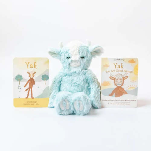 Slumberkins Yak Snuggler in Powder Blue