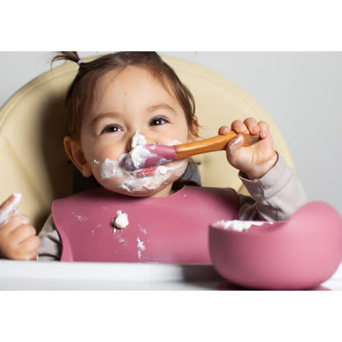 Bibs, plates/bowls, and eating utensils ($50)