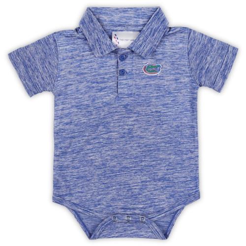Florida Gators Two Feet Ahead Infant Space Dye Golf Bodysuit - Royal