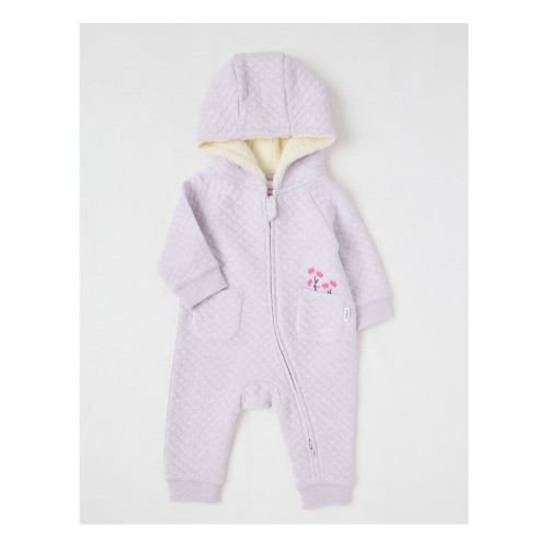 Quilted Coverall in Lavender