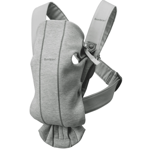 BabyBjorn Baby Carrier Mini, Light Gray 3D Jersey