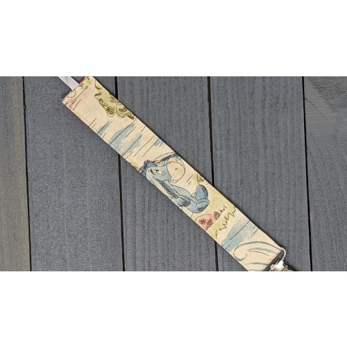 Eeyore Pacifier Clip / Universal Fabric Binky Keeper