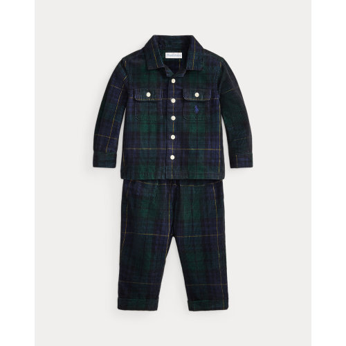 Plaid Cotton Corduroy Shirt & Pant for Baby Boys | Ralph Lauren