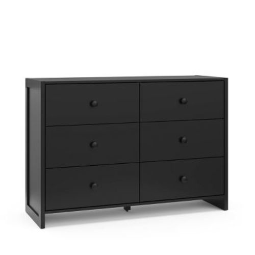 Storkcraft Calabasas 6-drawer Double Dresser - Black