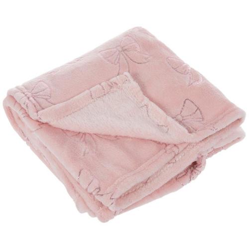 Pink Bow Infant Blanket