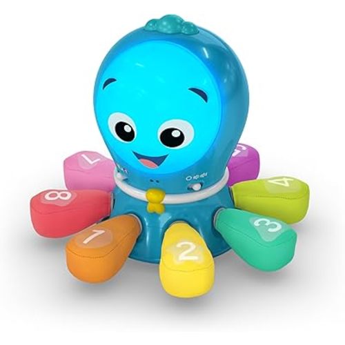 Baby Einstein Ocean Explorers Go Opus Go 4-in-1 Crawl & Chase Activity Learning Toy, Music and Lights, Ages 3 Months to 5 Years