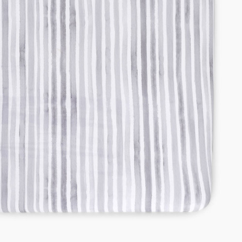 Oilo Studio Jersey Crib Sheet - Ink Stone