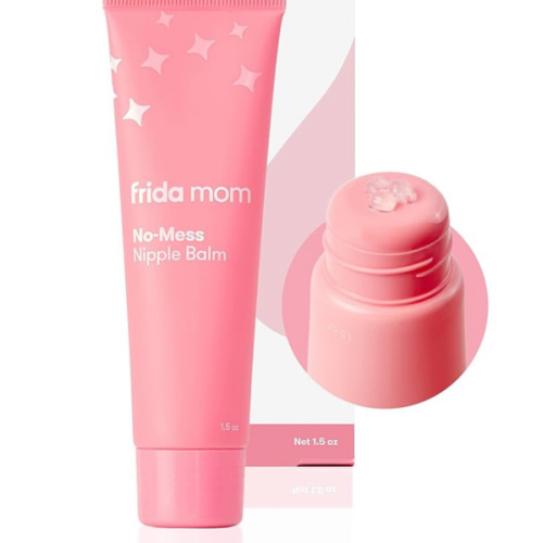 Frida Mom Nipple Cream, No-Mess Nipple Balm Moisturizer for Hydration, Gentle for Baby & Mom, 1.5fl oz