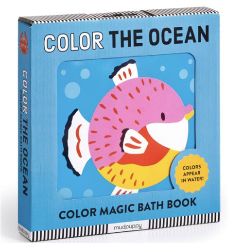 Color the Ocean Color Magic Bath Book