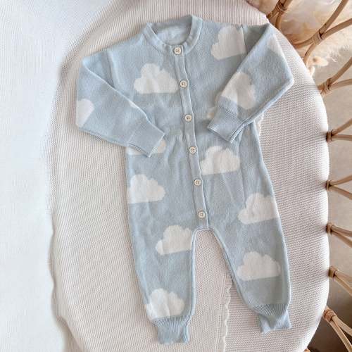 Little Dreamer Long Sleeve Knit Romper
