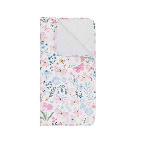 Wildflower Butterfly Waterproof Toddler Bed Pad