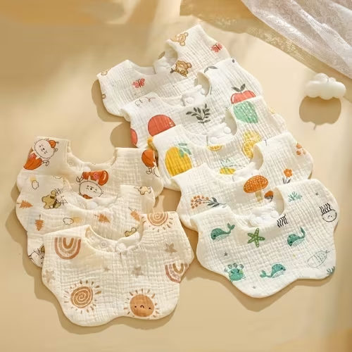 8pcs baby bibs baby accessories newborn aprons feeding bibs - Temu