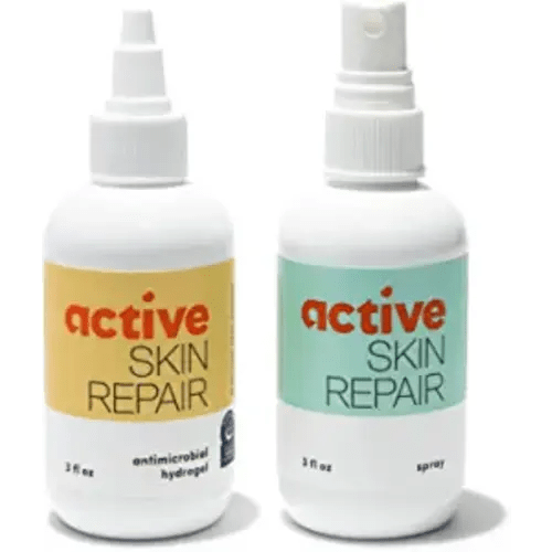Active Skin Repair - First Aid Natural & Non-Toxic Healing Ointment & Antiseptic Spray for Minor Cuts, Wounds, Scrapes, Rashes, Sunburns, and Other Skin Irritations (Bundle, Combo, 3 oz Each) - 3 Fl Oz (Pack of 2)