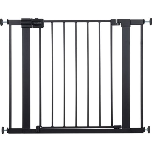 Safety 1st Easy Install 28'' Walk Thru Gate, Fits Between 29'' and 38'', Black, 1-Pack,(GA105CBLK)