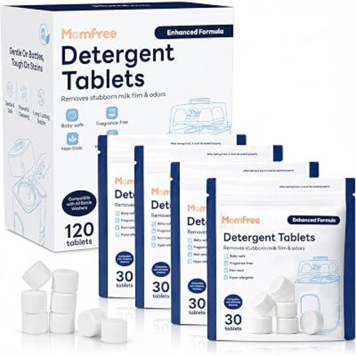 Solid Detergent Baby-Safe Tablets for All Baby Bottle Washer