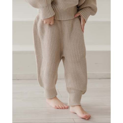 Chunky Knit Pants - Oat l Pine Kids & Co – Pine Kids Co