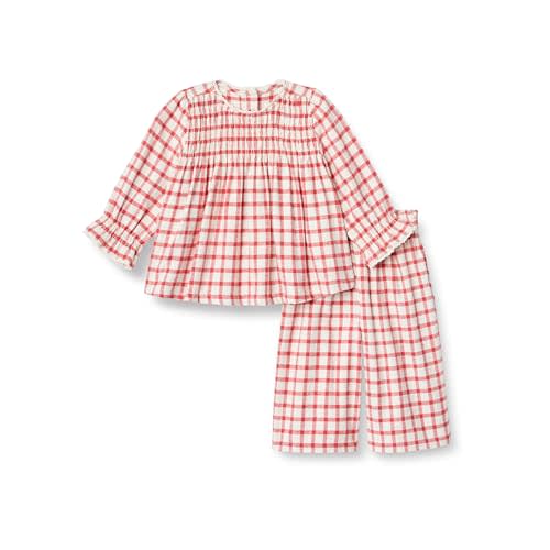 Amazon Essentials x Sofia Grainge Toddlers and Baby Girls' Long Sleeve Flannel Set