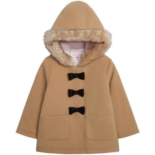 Carter's Baby Girls' Faux Wool Winter Dress Coat
