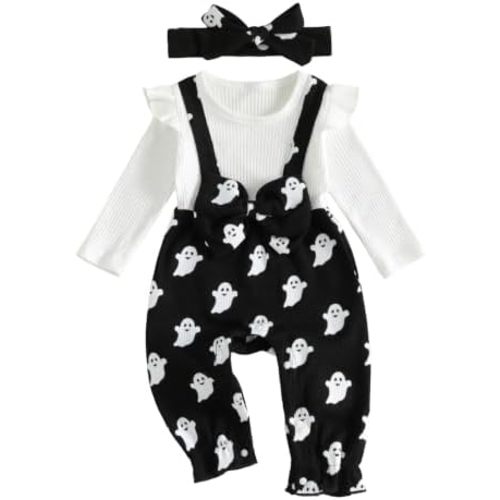 YINGISFITM Newborn Baby Girl Clothes Floral Romper Fack Two Piece Jumpsuit