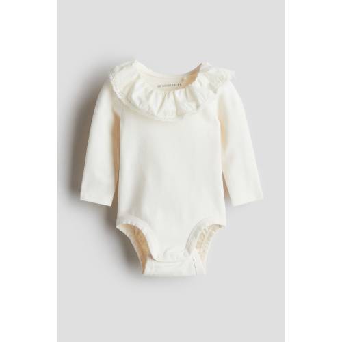BODYSUIT WITH RUFFLED COLLAR