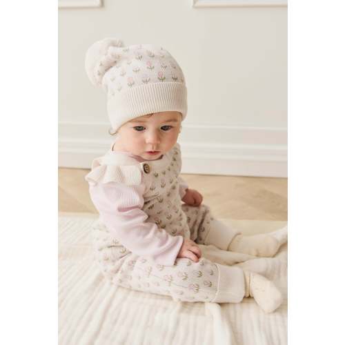 Savannah Onepiece - Olivia Jacquard Slightly Pink