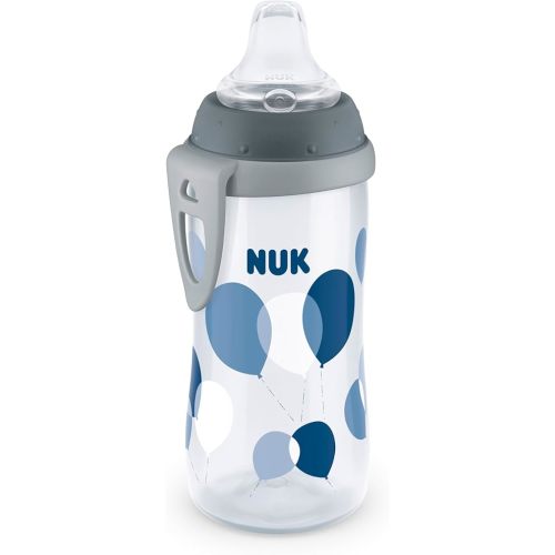 NUK Large Tritan Learner Cup, 10 Oz, Pack of 1, Blue Balloons