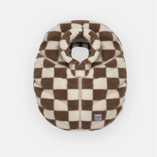 Car Seat Cocoon - Checker Berber