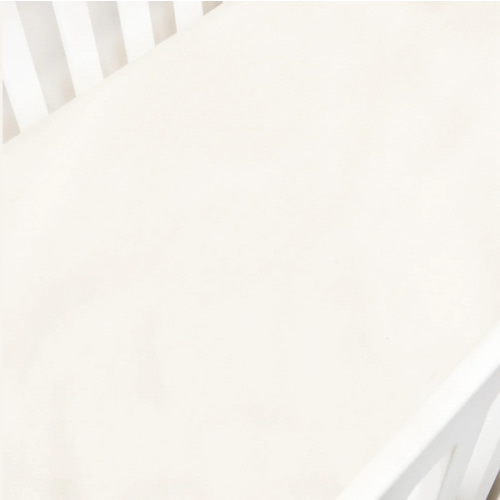 Solid Crib Sheet - Ivory | Gooselings