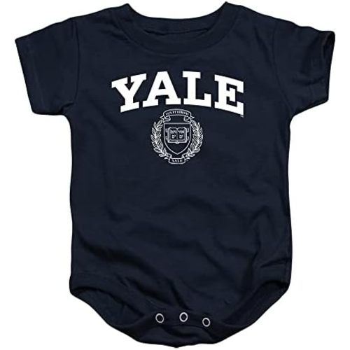 Yale University Official Yale Seal Unisex Infant Snap Suit for Baby