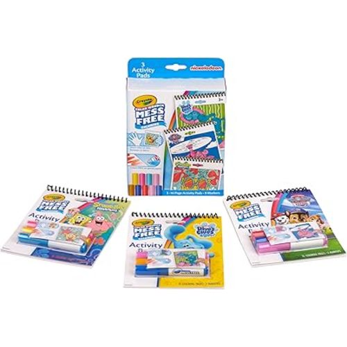 Crayola Color Wonder Nickelodeon Activity Pad 3pk, Mess Free Coloring Set