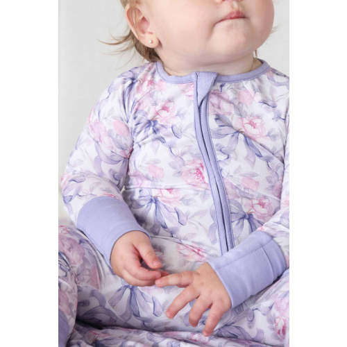 Leighton's Lavender Convertible Zip Romper