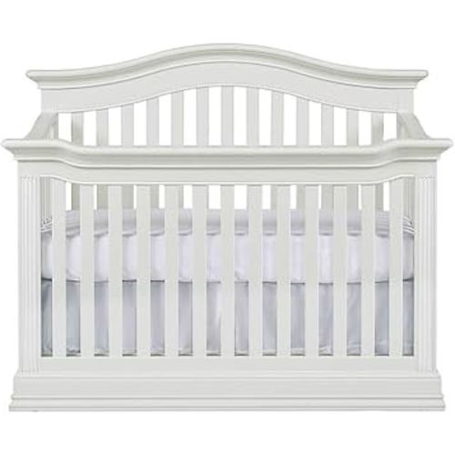 Baby Cache Montana 4 in 1 Convertible Baby Crib in Glazed White