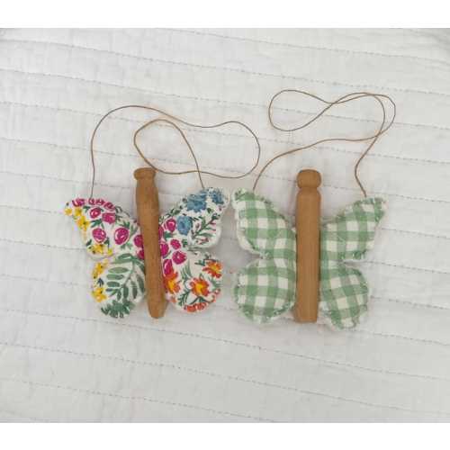 Quilted Butterfly, Antique Vintage Quilt Butterfly, Butterfly Decor, Butterfly Wall Hanging, Quilted Butterflies