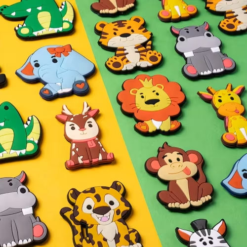 2d flat 10pcs cartoon animal fridge magnet set cute - Temu