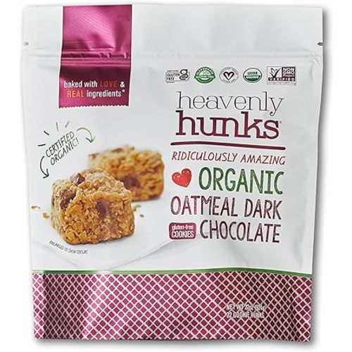 Heavenly Hunks Organic Oatmeal Dark Chocolate Chip - 22oz Bag