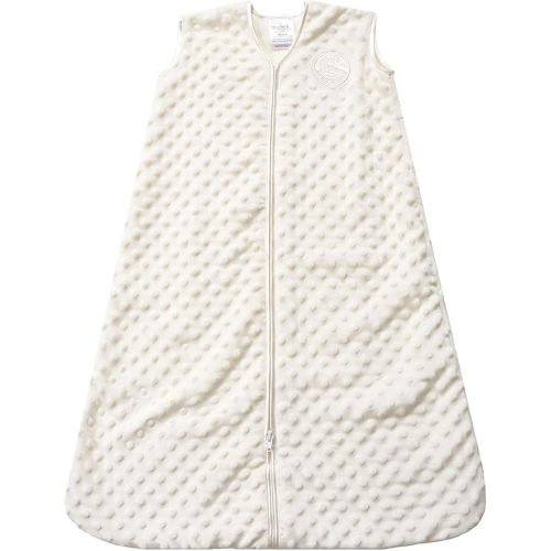 HALO Sleepsack Wearable Blanket, Velboa, Cream Plush Dots, Large