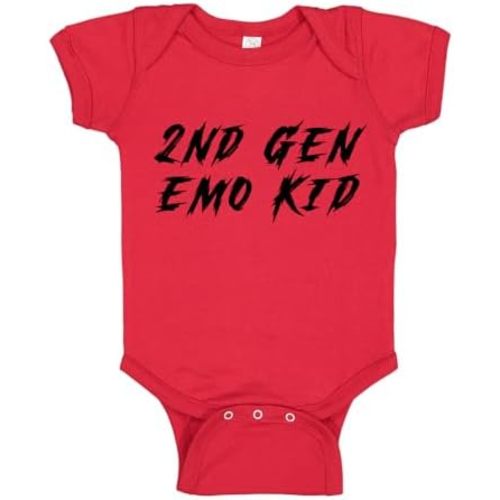 2nd Generation Emo Kid Baby One Piece Bodysuit Or Toddler Shirt Emo Daddy and Mommy Gift