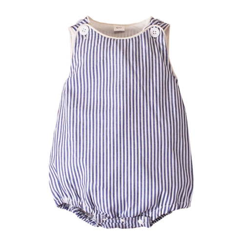 CAIVO Baby Boys Girls Summer Sleeveless Striped Romper Bodysuit Casual Soft Onesie Jumpsuit Playwear Breathable One-Pieces