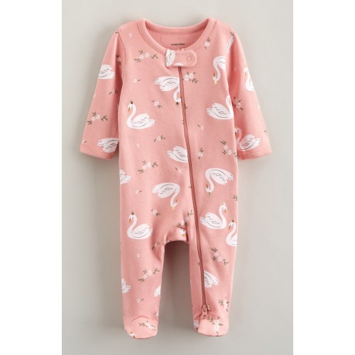 Print Cotton Footie