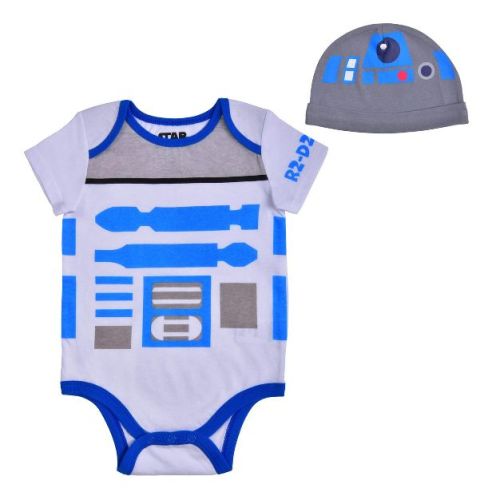 Star Wars Baby Boy's Short Sleeve Creeper for Infants