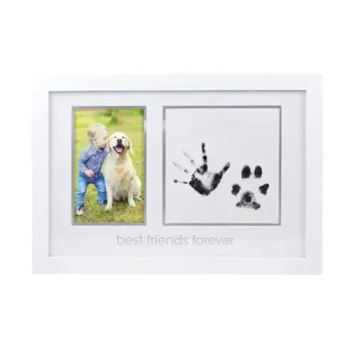 "Best Friends Forever" - Baby & Pet Print Frame